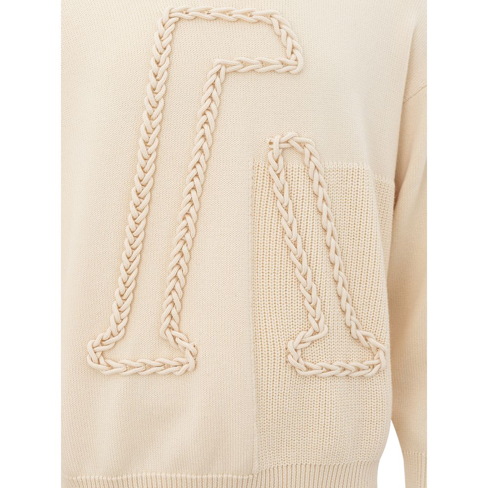 Emporio Armani beige wool sweater Sophistication