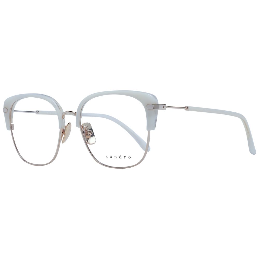 Sandro White Optical Eyeglasses Frames for Women