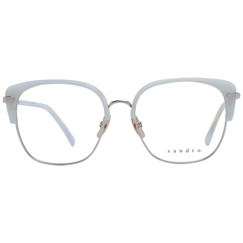 Sandro White Optical Eyeglasses Frames for Women