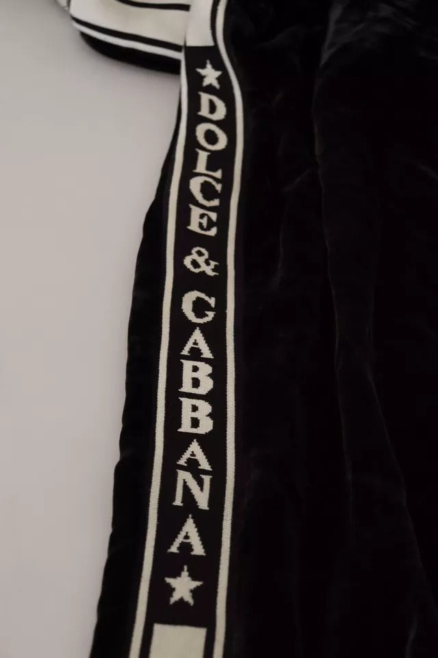 Dolce &amp; Gabbana Black Jogger Sweatpants Cotton Pants