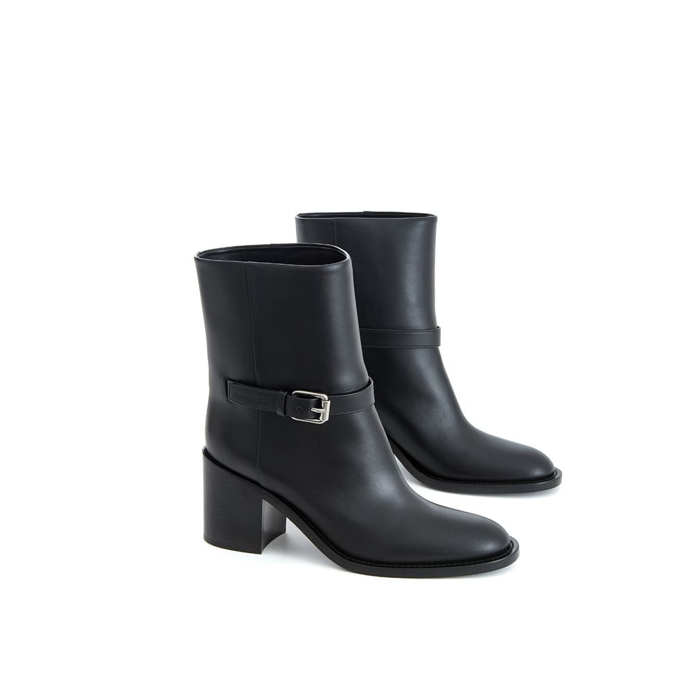 Burberry Black Leather Boots