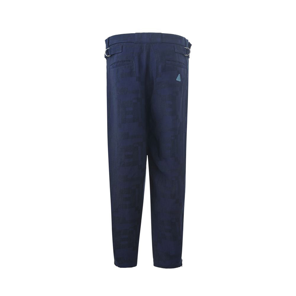 Emporio Armani Blaue Leinenjeans & Hose