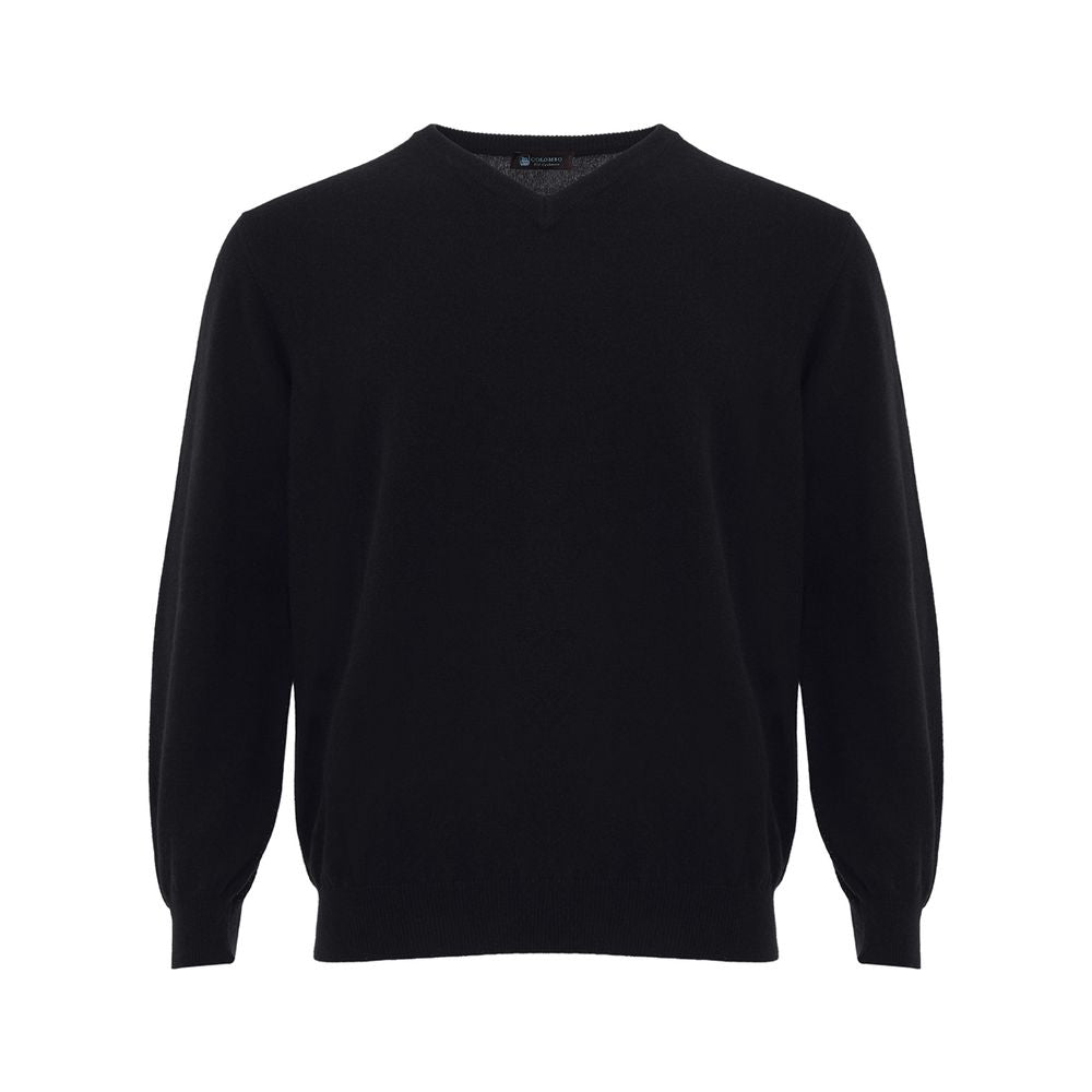 Colombo Black Cashmere Sweater