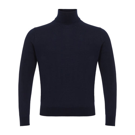 Colombo Blauer Kaschmir-Pullover