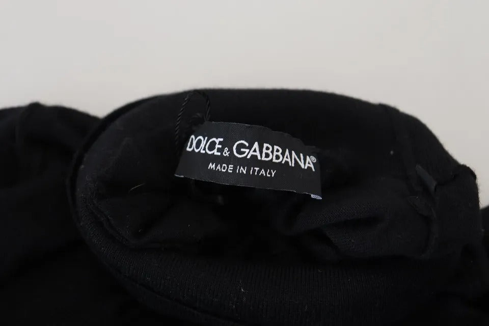 Dolce &amp; Gabbana Black Cashmere Turtleneck Sweater