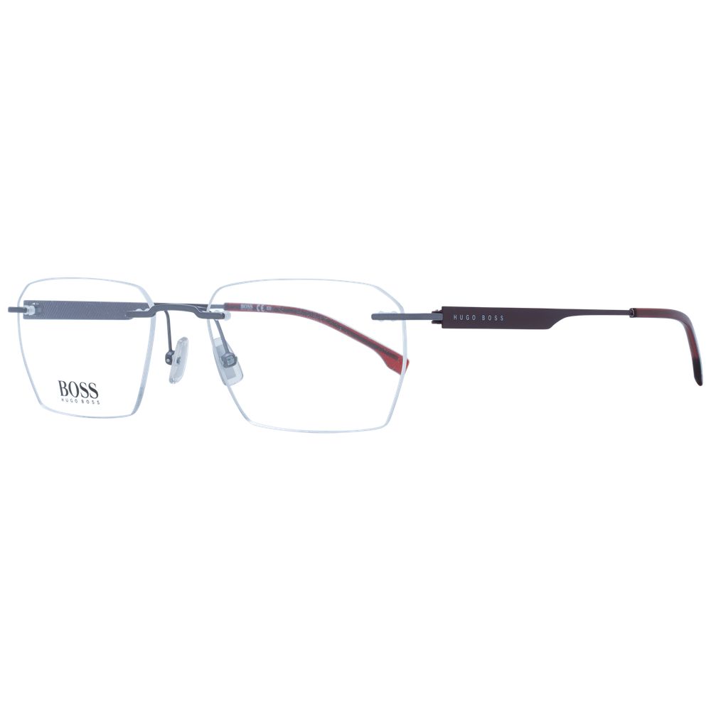 Hugo Boss Gray Men Optical Eyeglasses Frames