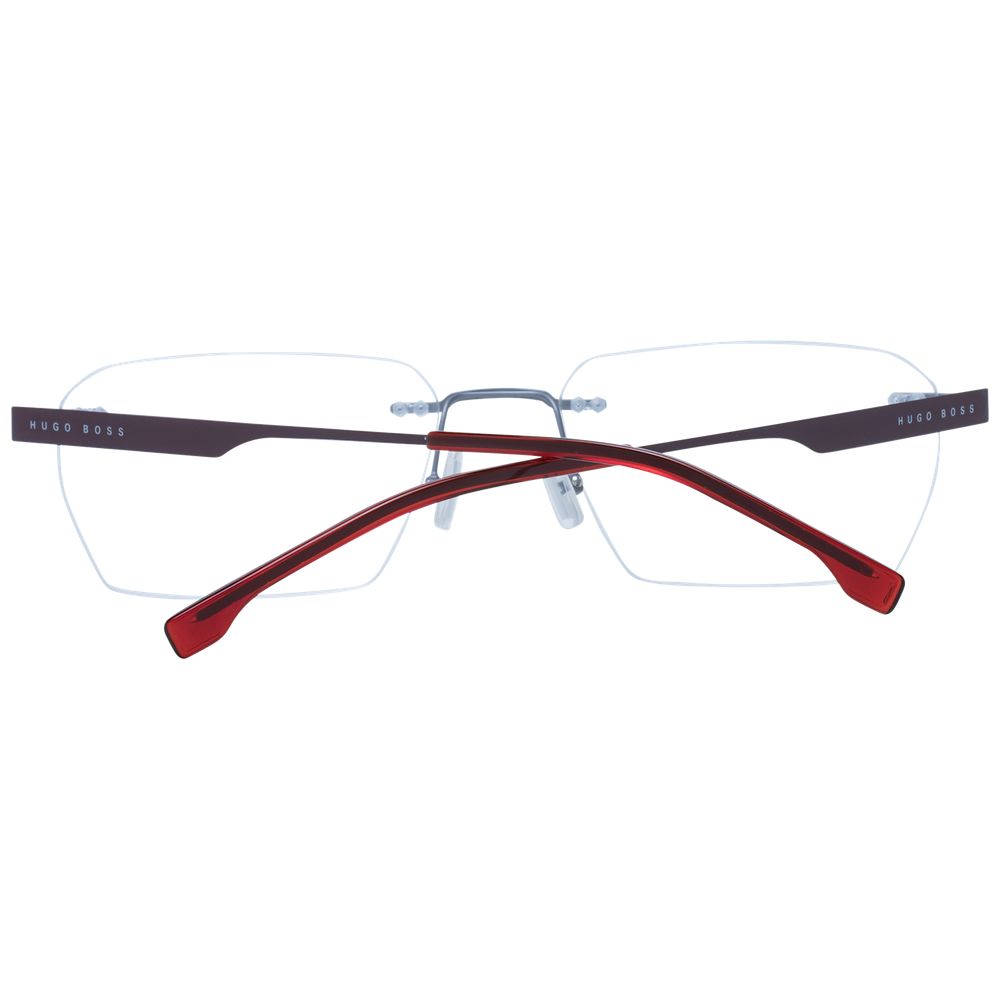 Hugo Boss Gray Men Optical Eyeglasses Frames