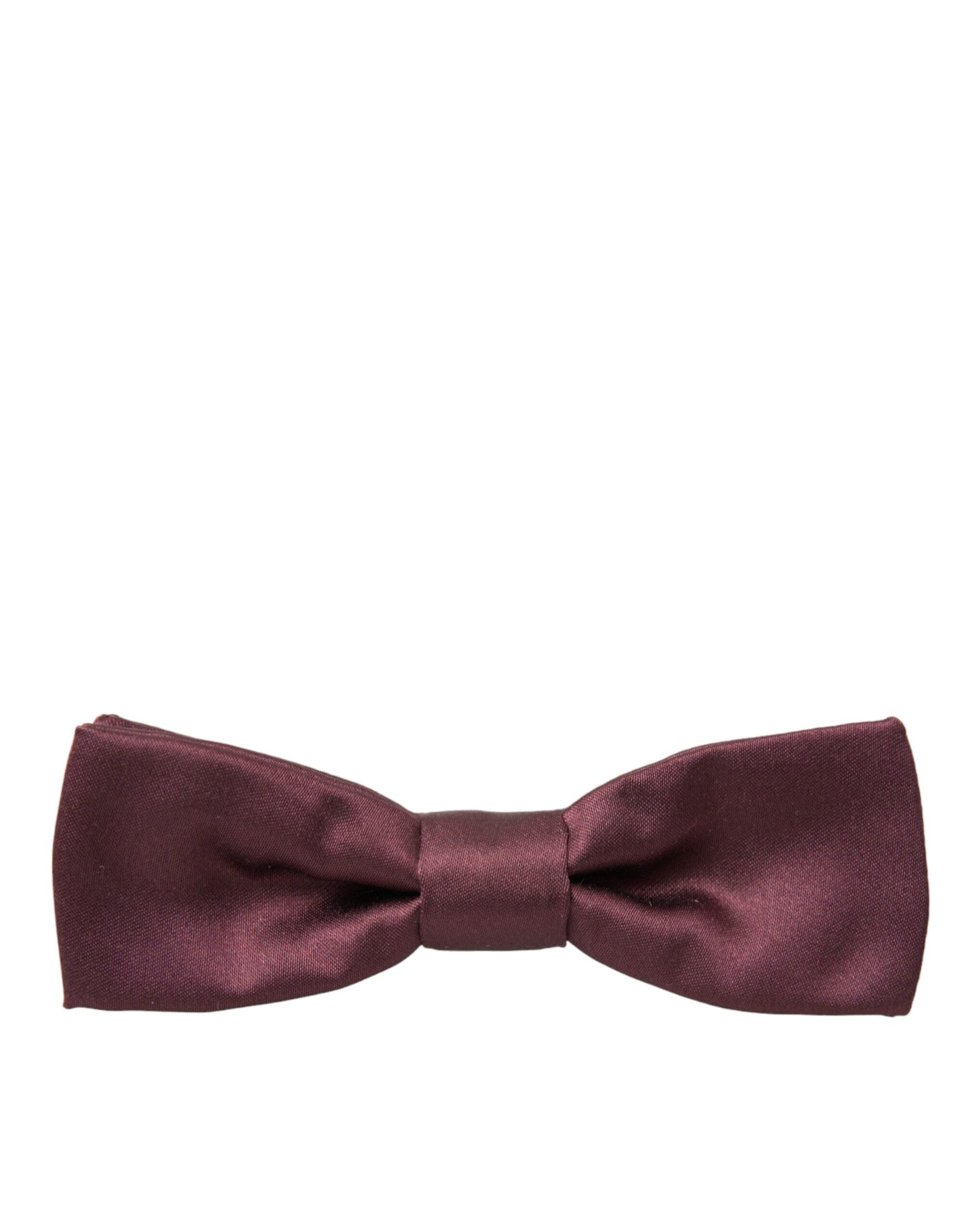 Dolce &amp; Gabbana Brown Silk Adjustable Neck Men Bow Tie