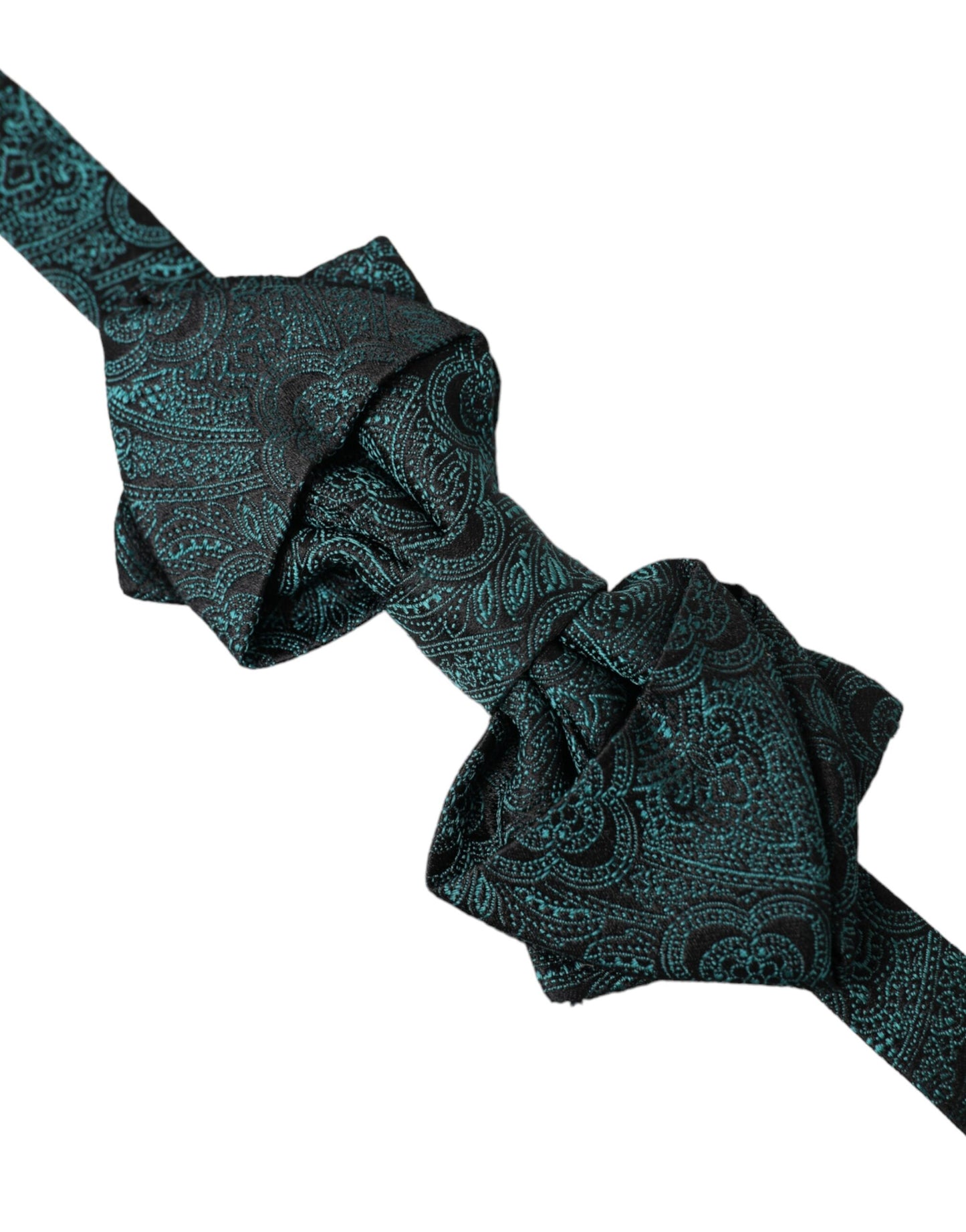 Dolce & Gabbana Grüne Bandana Seide Verstellbare Halsschleife