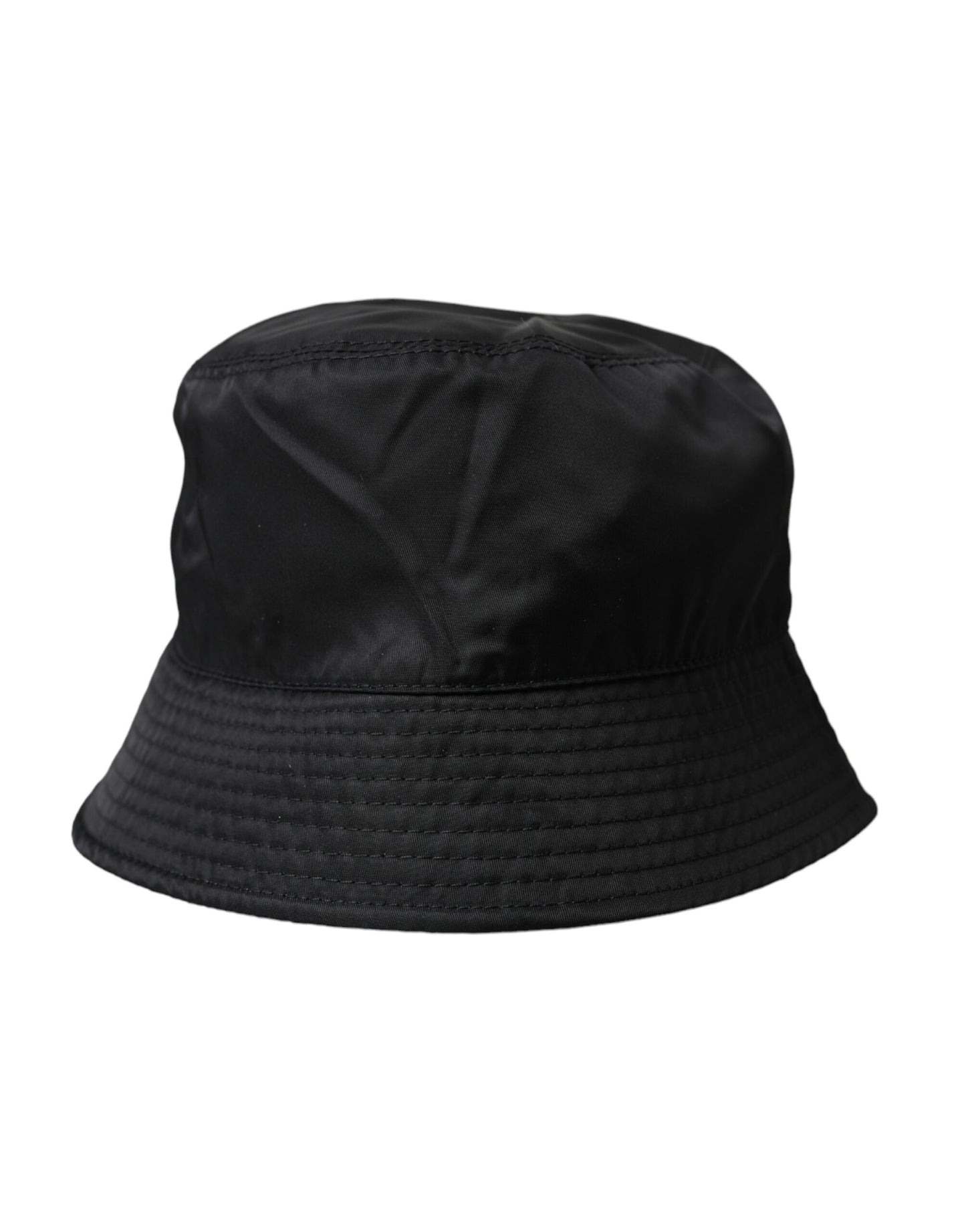 Dolce &amp; Gabbana Black Wide Brim Hat Bucket Hat Men