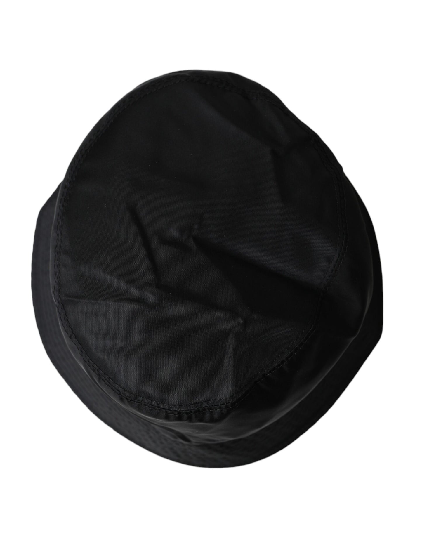 Dolce &amp; Gabbana Black Wide Brim Hat Bucket Hat Men