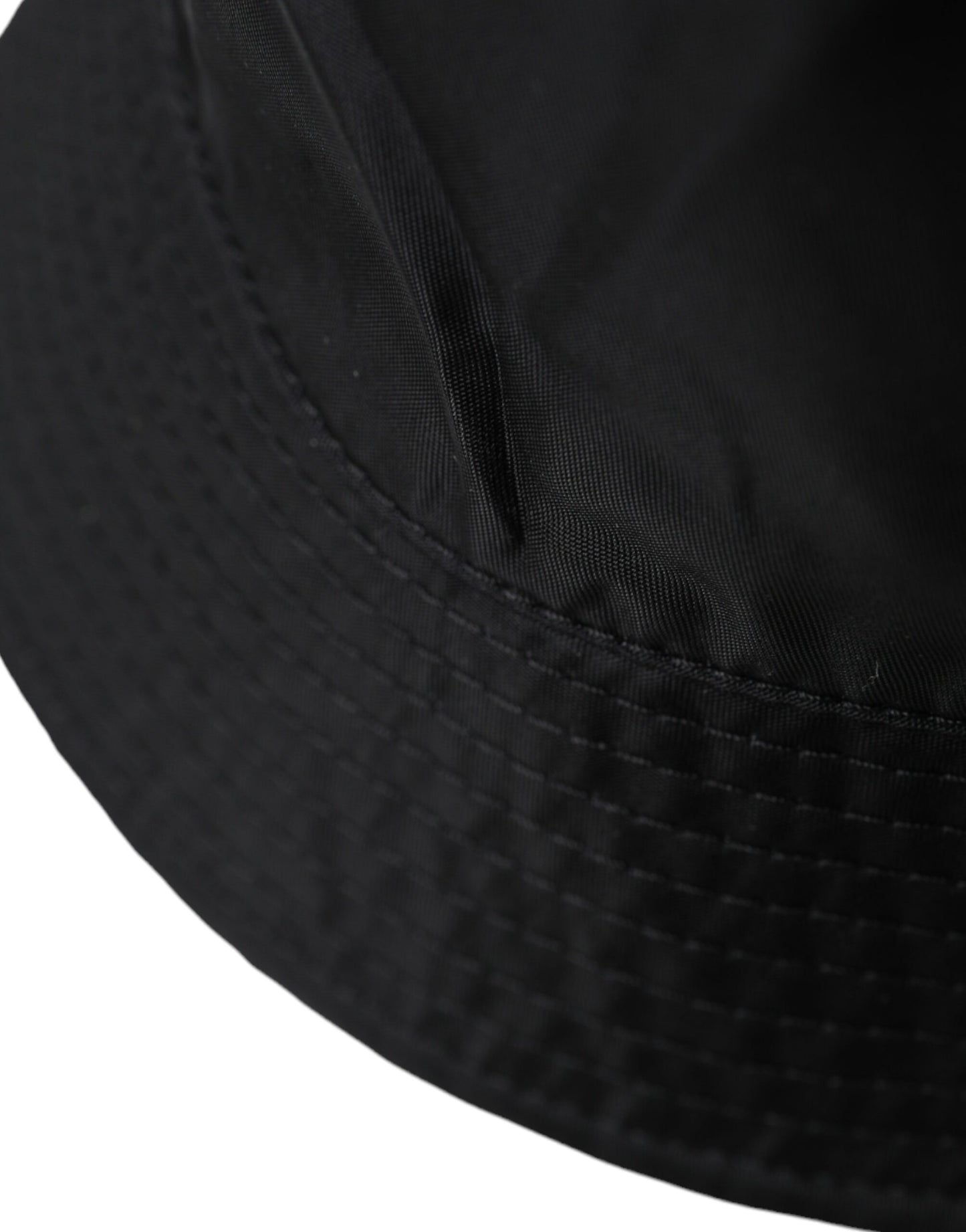 Dolce &amp; Gabbana Black Wide Brim Hat Bucket Hat Men