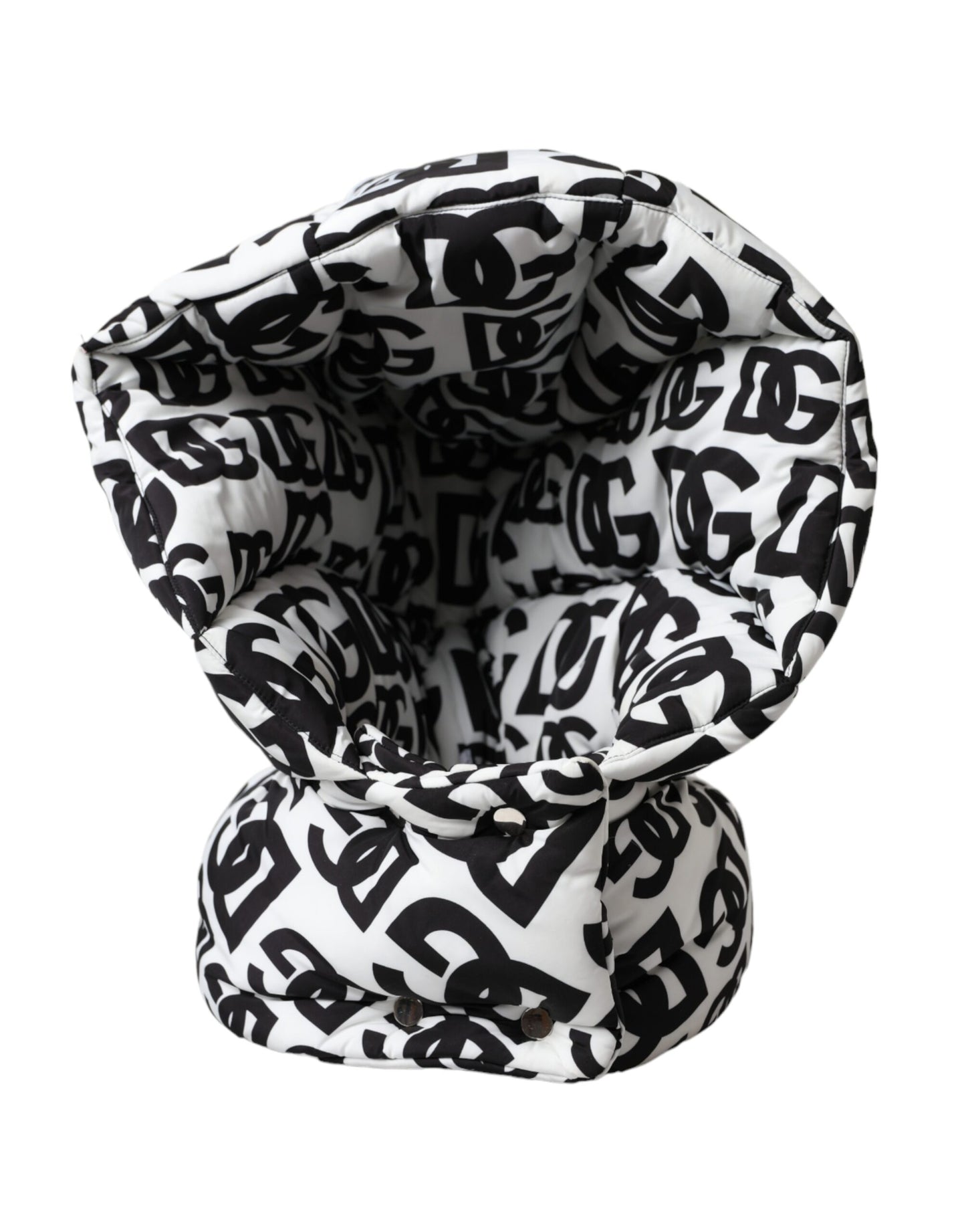 Dolce &amp; Gabbana White Logo Full Head Wrap Hat Men