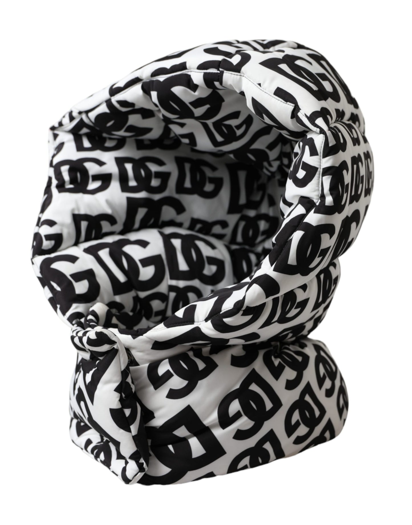 Dolce &amp; Gabbana White Logo Full Head Wrap Hat Men