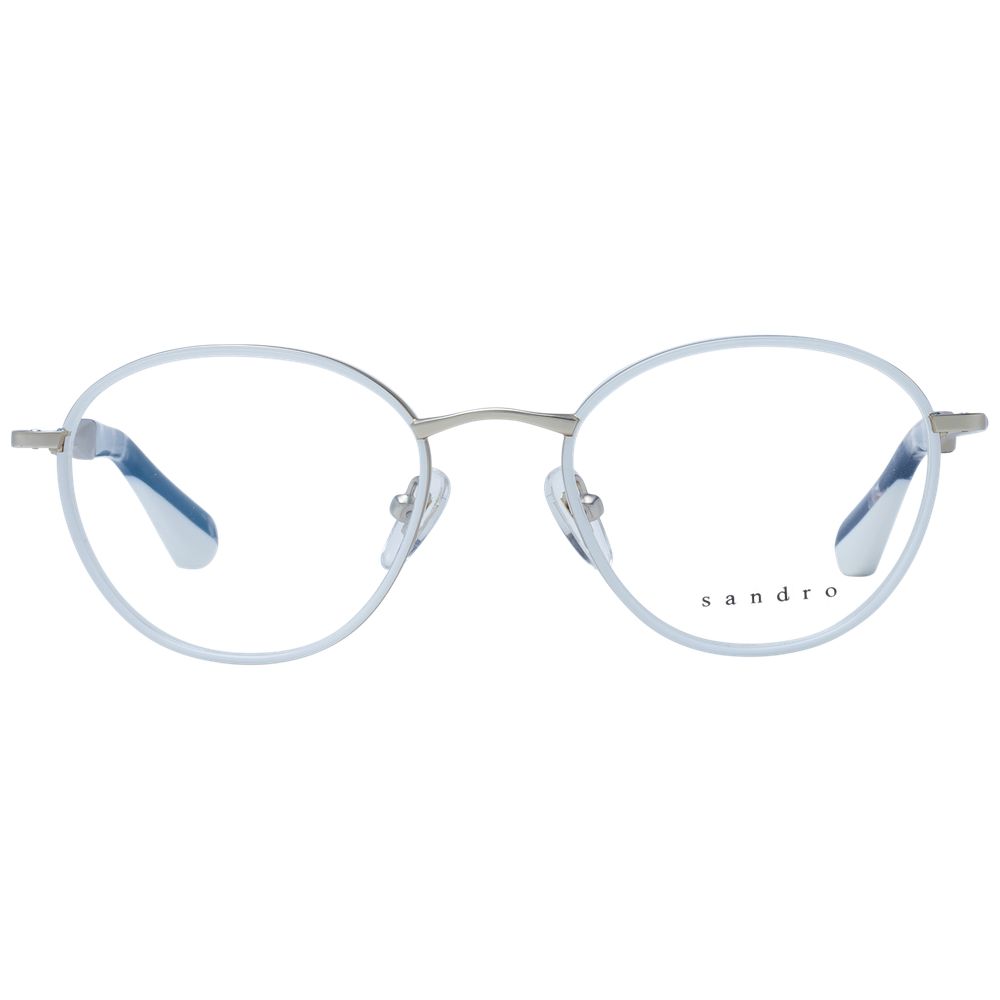 Sandro White Optical Eyeglasses Frames for Women