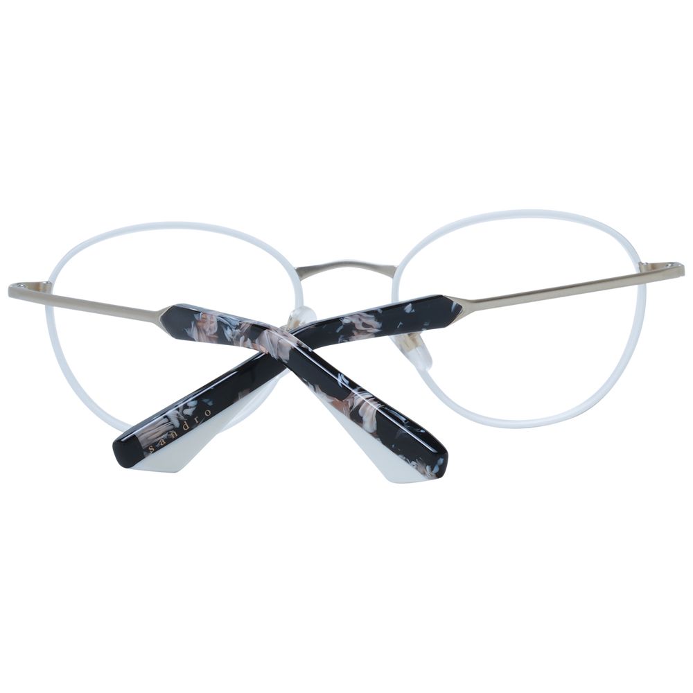 Sandro White Optical Eyeglasses Frames for Women