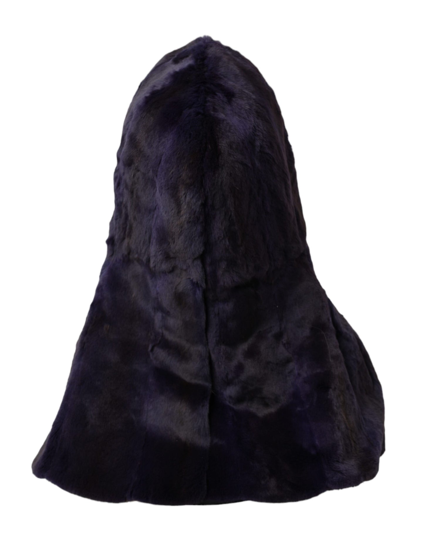 Dolce &amp; Gabbana Black Weasel Fur Full Head Hat