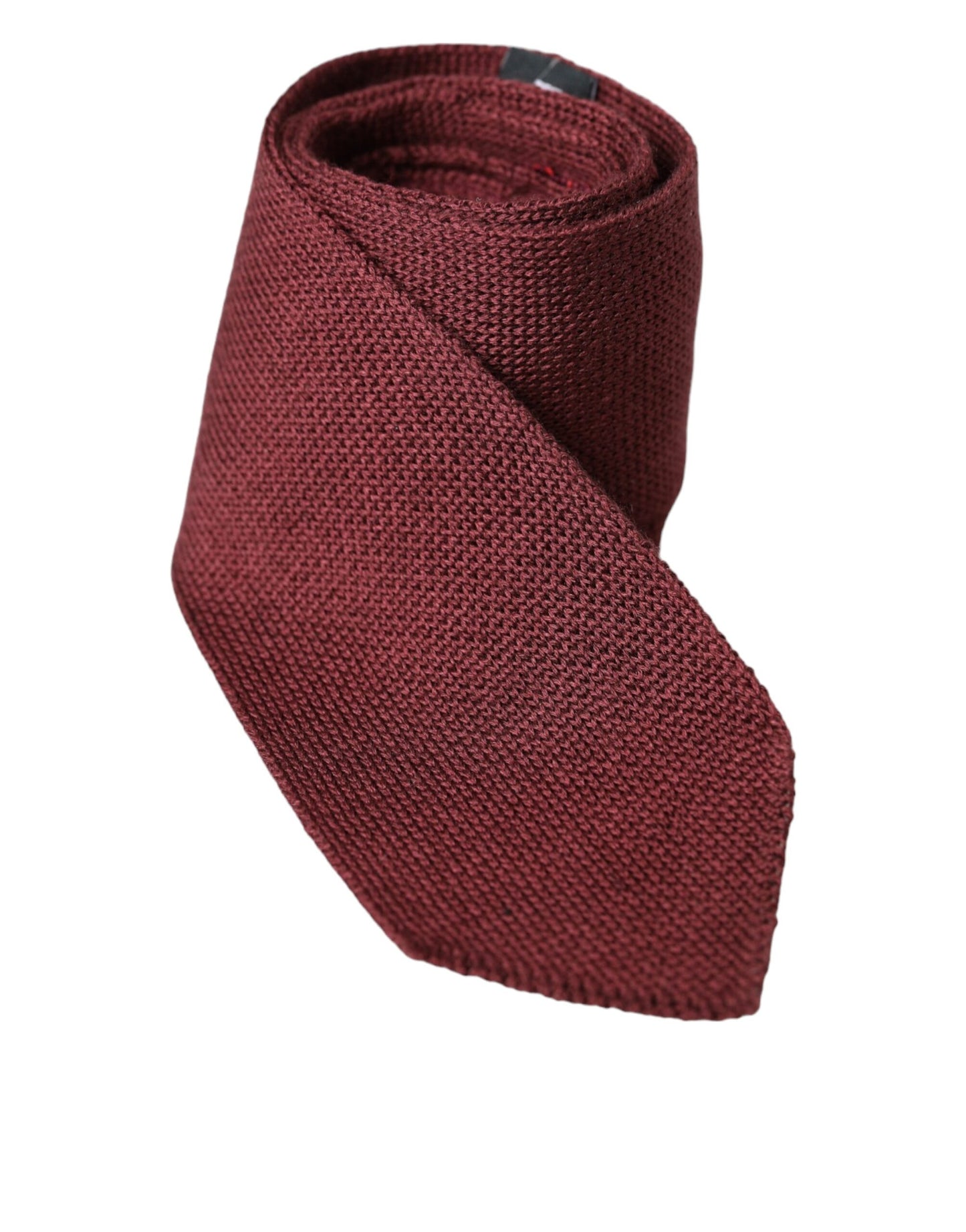 Dolce &amp; Gabbana Bordeaux 100% Silk Patterned Classic Men's Tie