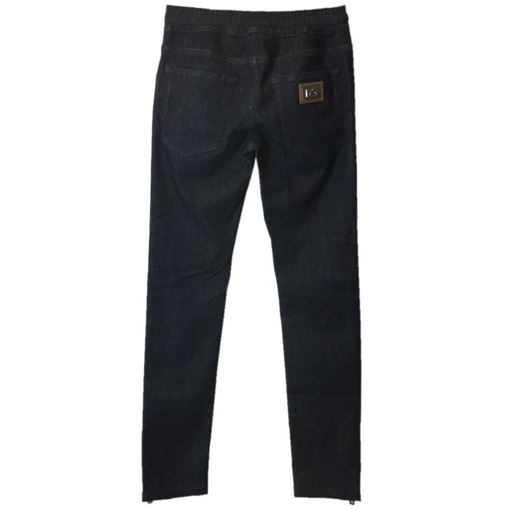 Dolce &amp; Gabbana Blue Cotton Jeans &amp; Pants