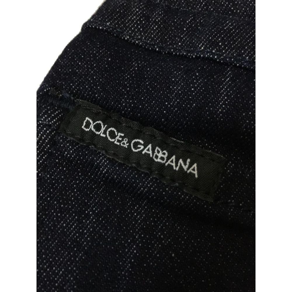 Dolce &amp; Gabbana Blue Cotton Jeans &amp; Pants