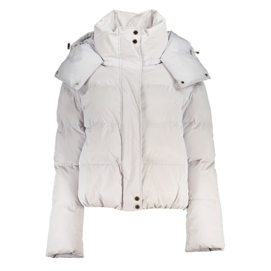 Patrizia Pepe White Polyethylene Jackets &amp; Coats