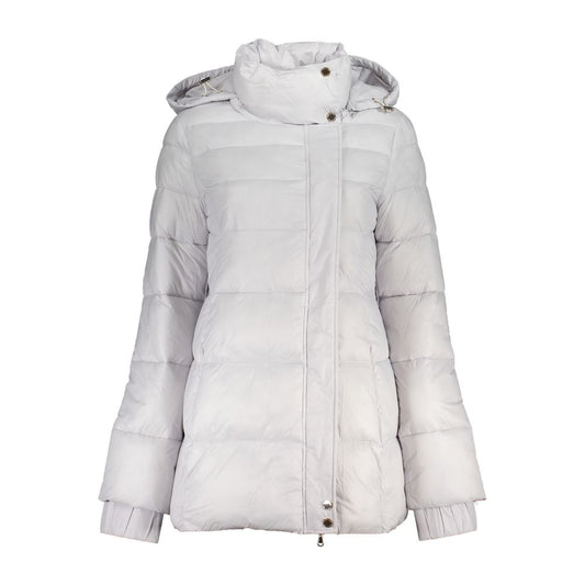 Patrizia Pepe White Polyamide Jackets &amp; Coats