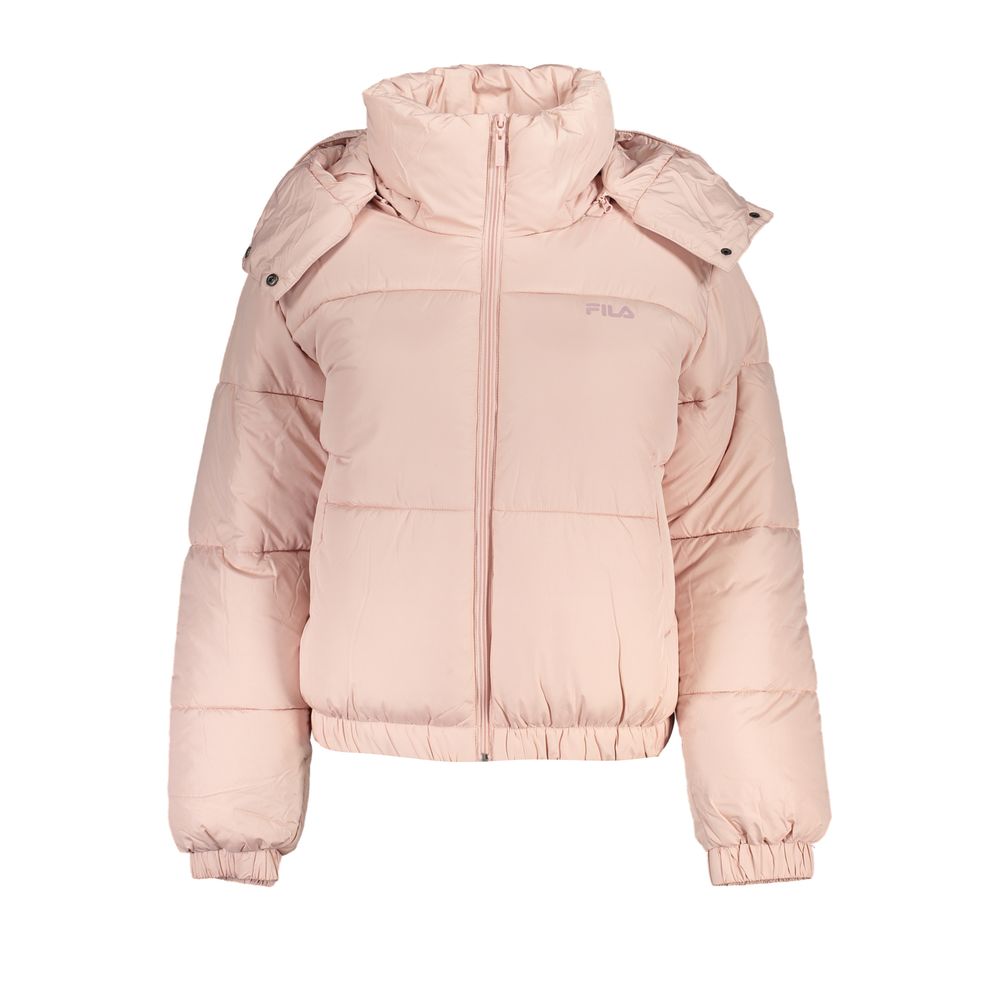 Fila Pink Polyester Jackets &amp; Coats