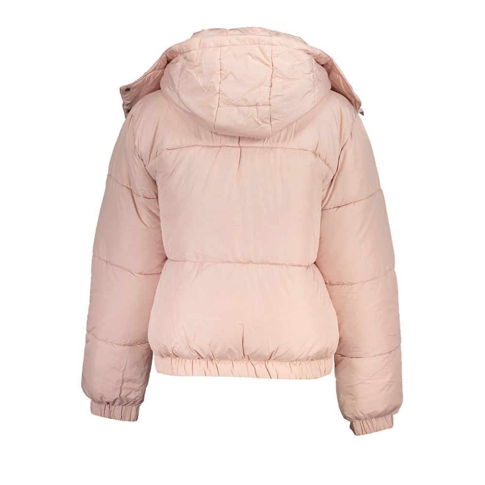 Fila Pink Polyester Jackets &amp; Coats