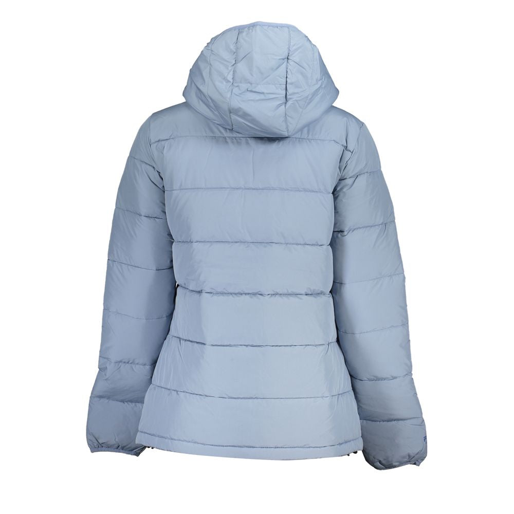 Fila Light Blue Polyester Jackets &amp; Coats