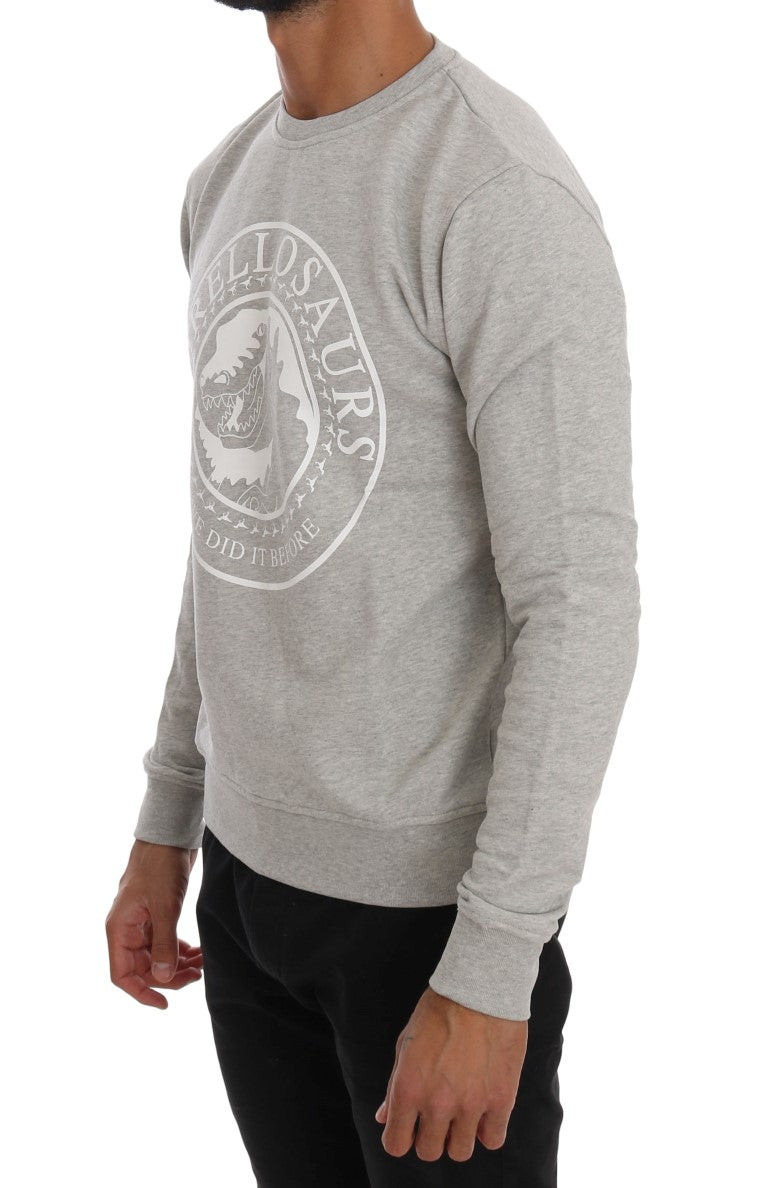 Frankie Morello Chic Morellosaurs Cotton Crew Neck Sweater