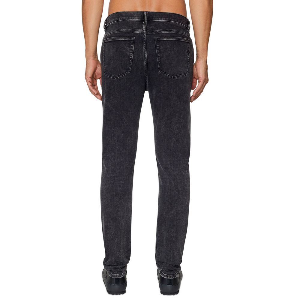 Diesel Black Cotton Jeans &amp; Pants