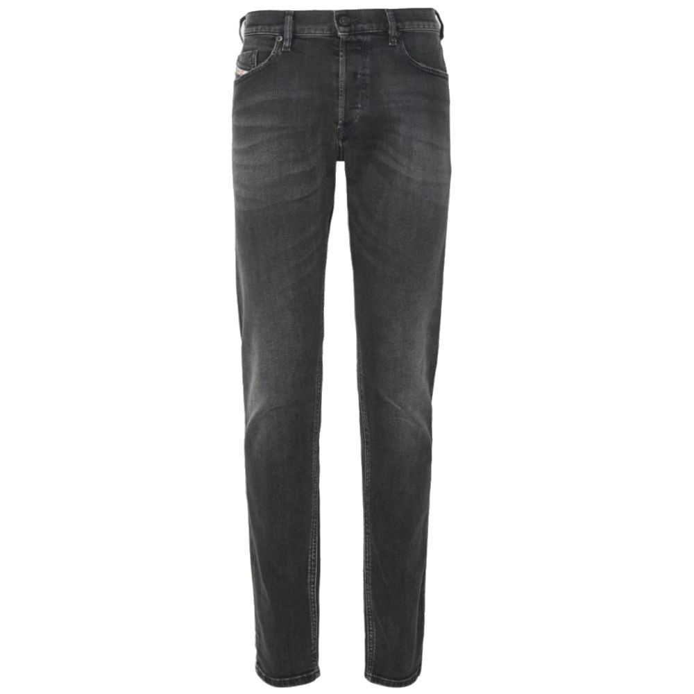 Diesel Black Cotton Jeans &amp; Pants