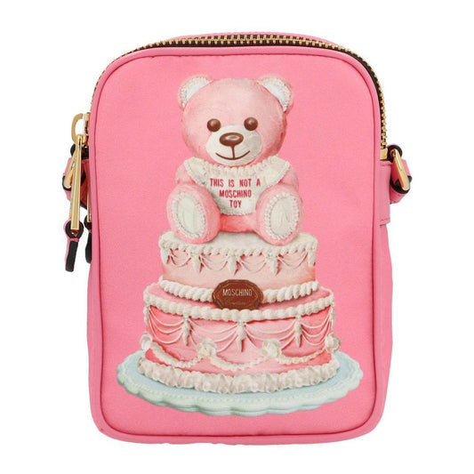 Moschino Couture Pink Nylon Shoulder Bag