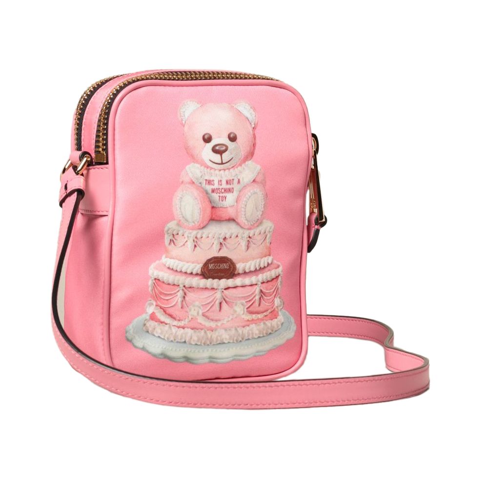 Moschino Couture Pink Nylon Shoulder Bag