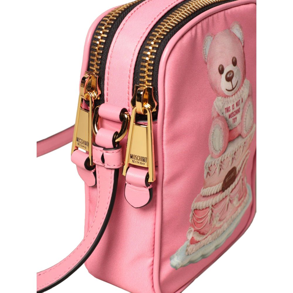 Moschino Couture Pink Nylon Shoulder Bag