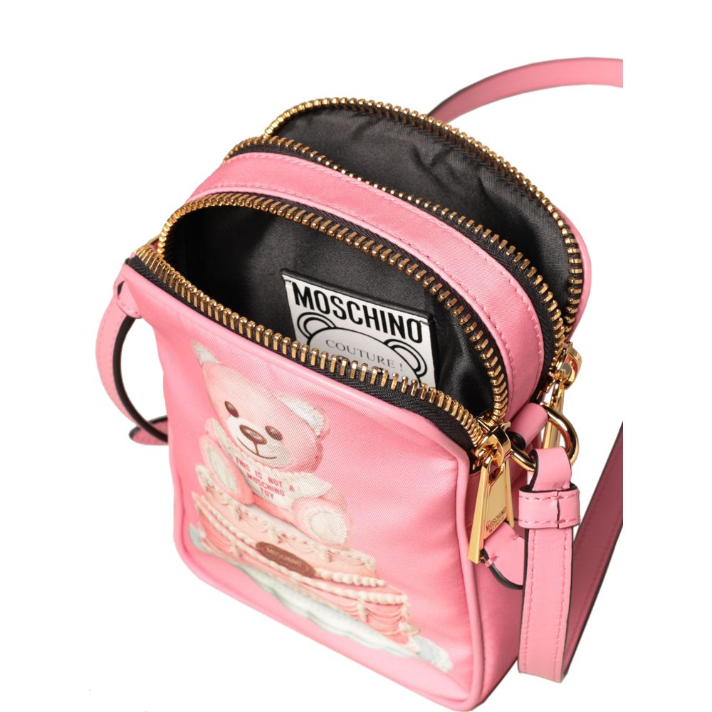 Moschino Couture Pink Nylon Shoulder Bag