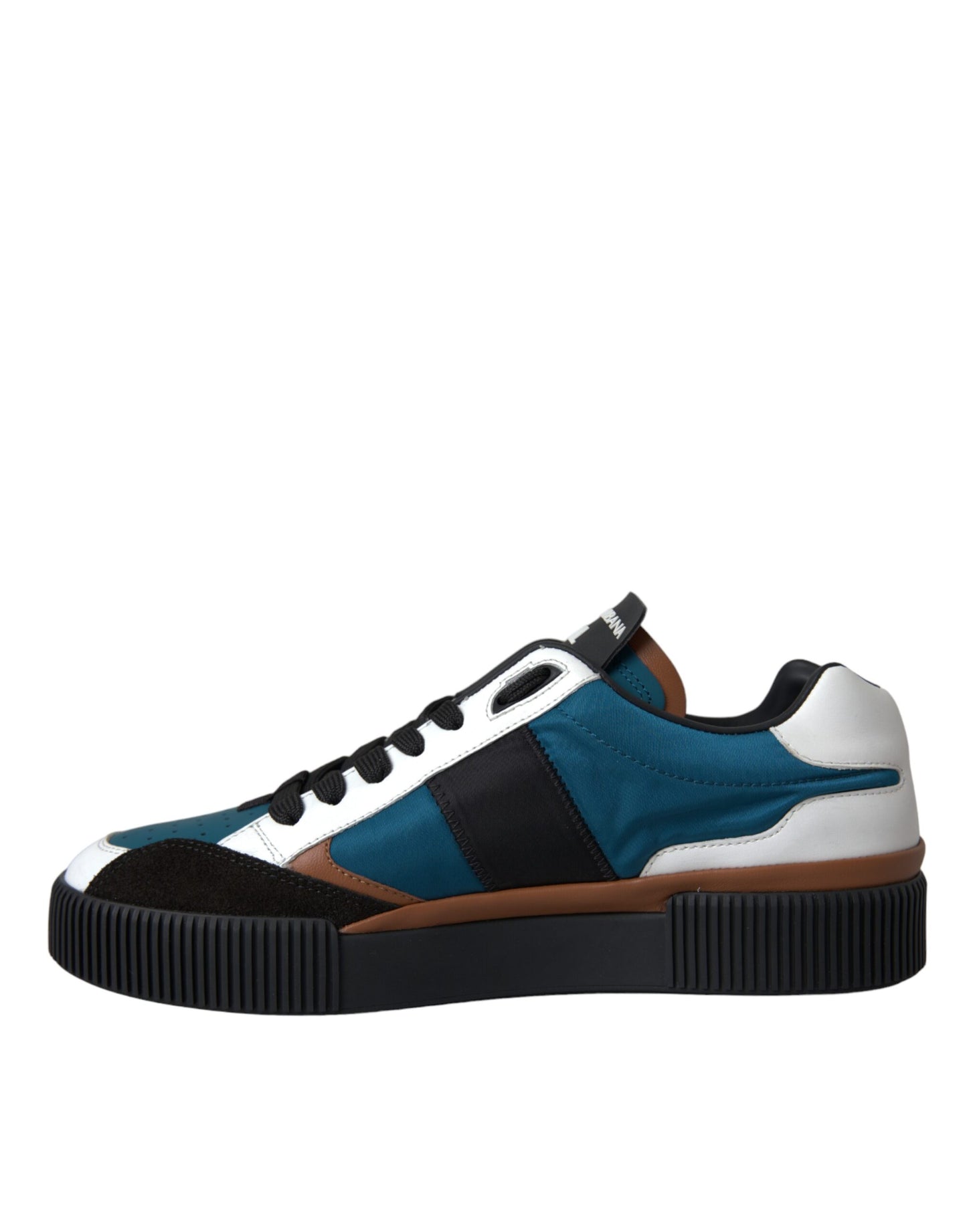 Dolce &amp; Gabbana Multicolor MIAMI Leather Low Top Sneakers Shoes