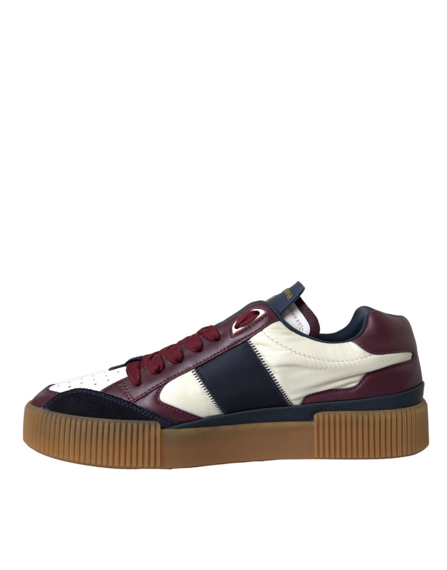 Dolce &amp; Gabbana Multicolor Miami Leather Low Top Sneakers Shoes