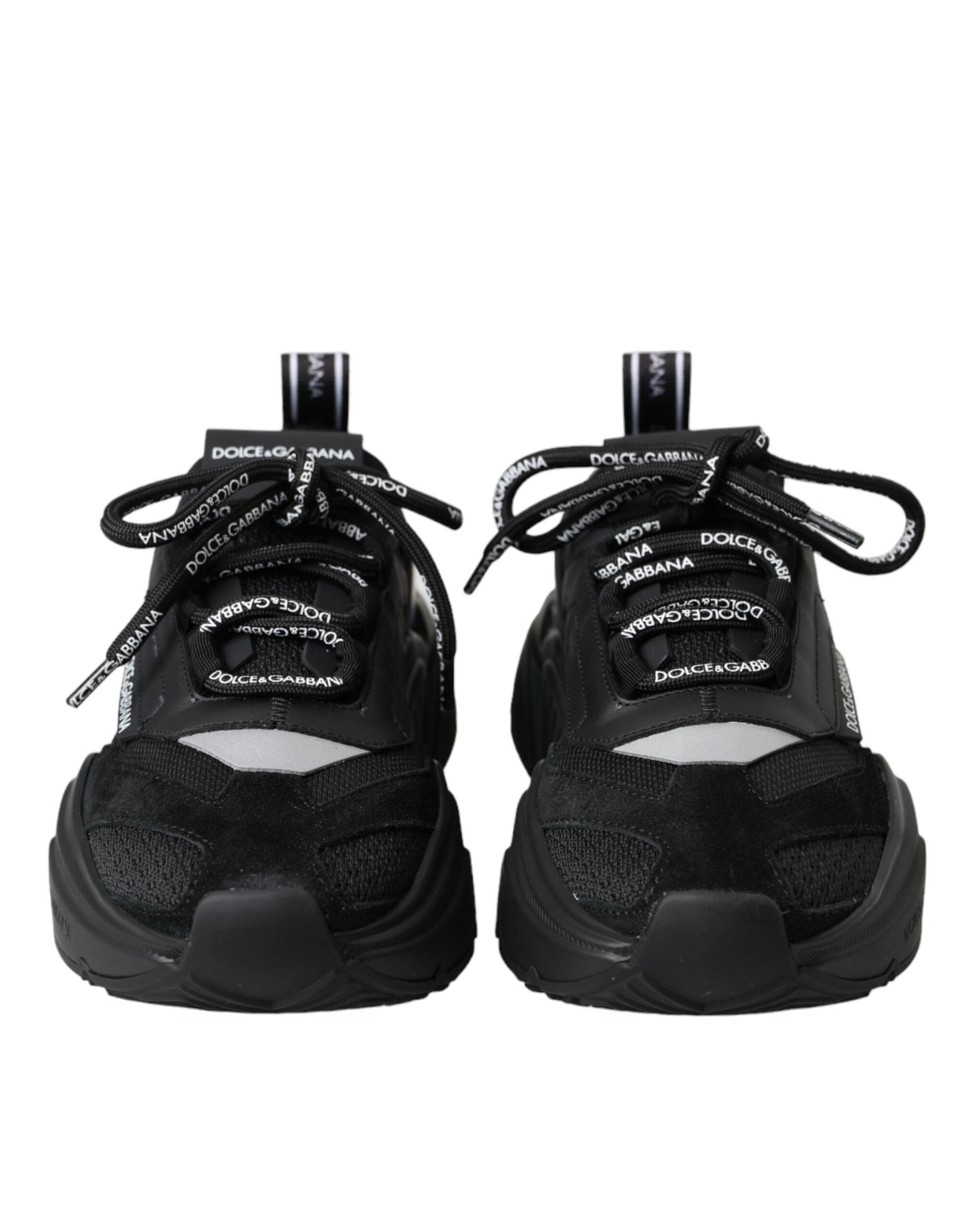 Dolce &amp; Gabbana Black Daymaster Low Top Sneakers Shoes