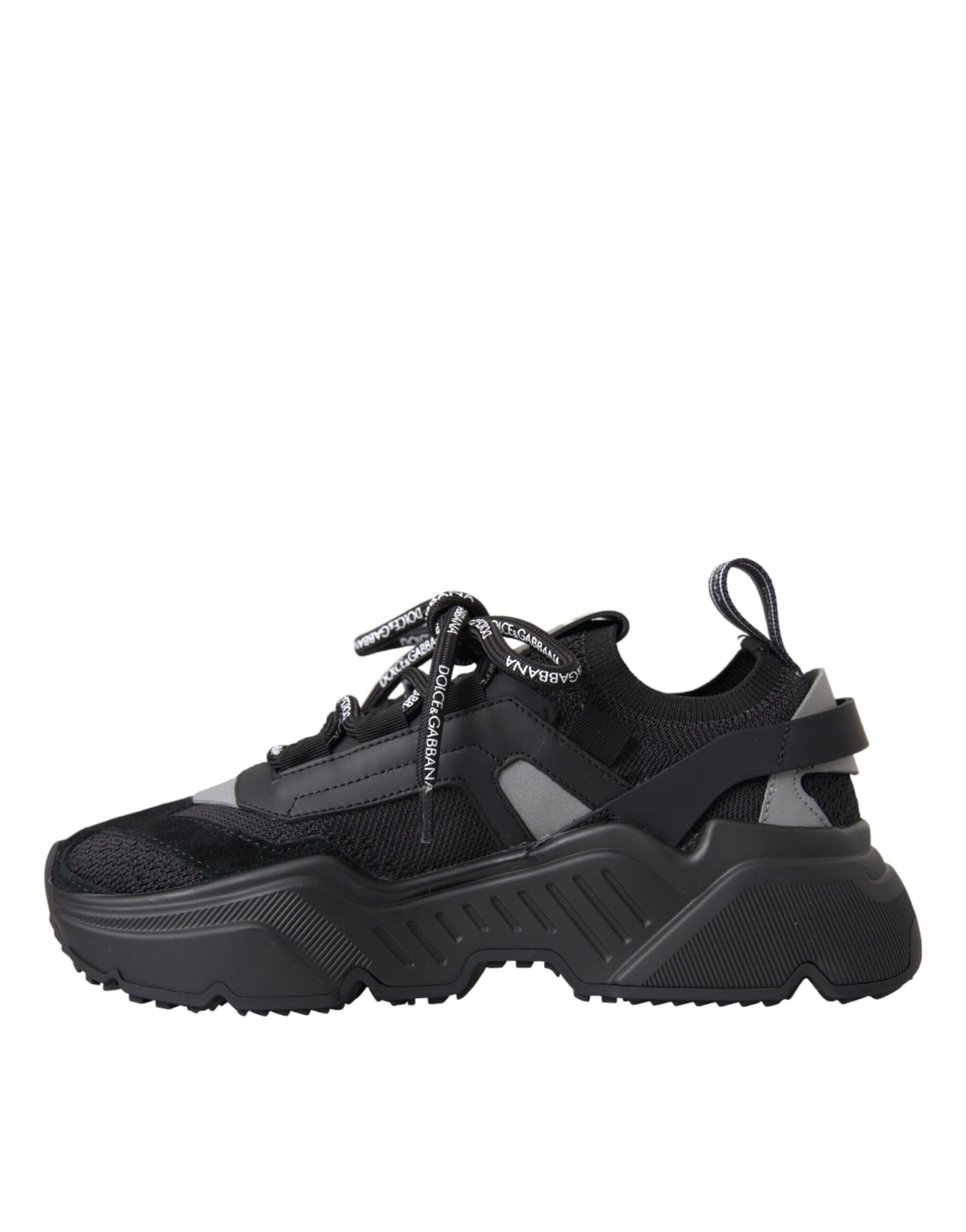 Dolce &amp; Gabbana Black Daymaster Low Top Sneakers Shoes