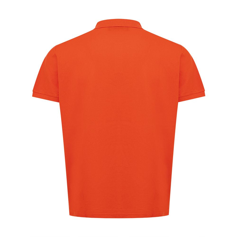 Dsquared² Orange Cotton Polo Shirt