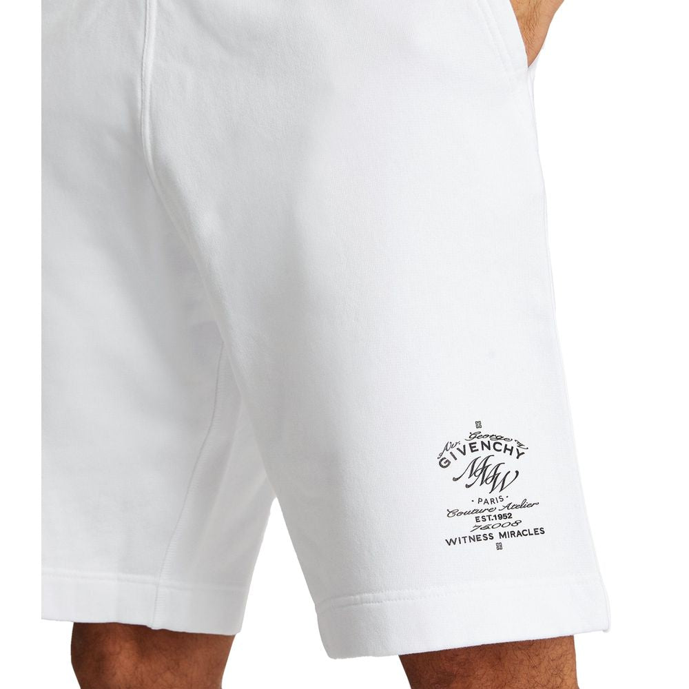 Givenchy White Cotton Shorts