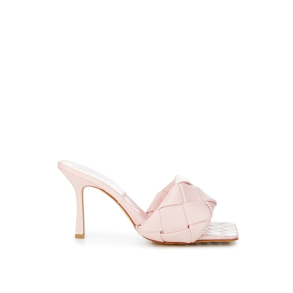 Bottega Veneta pink leather sandal