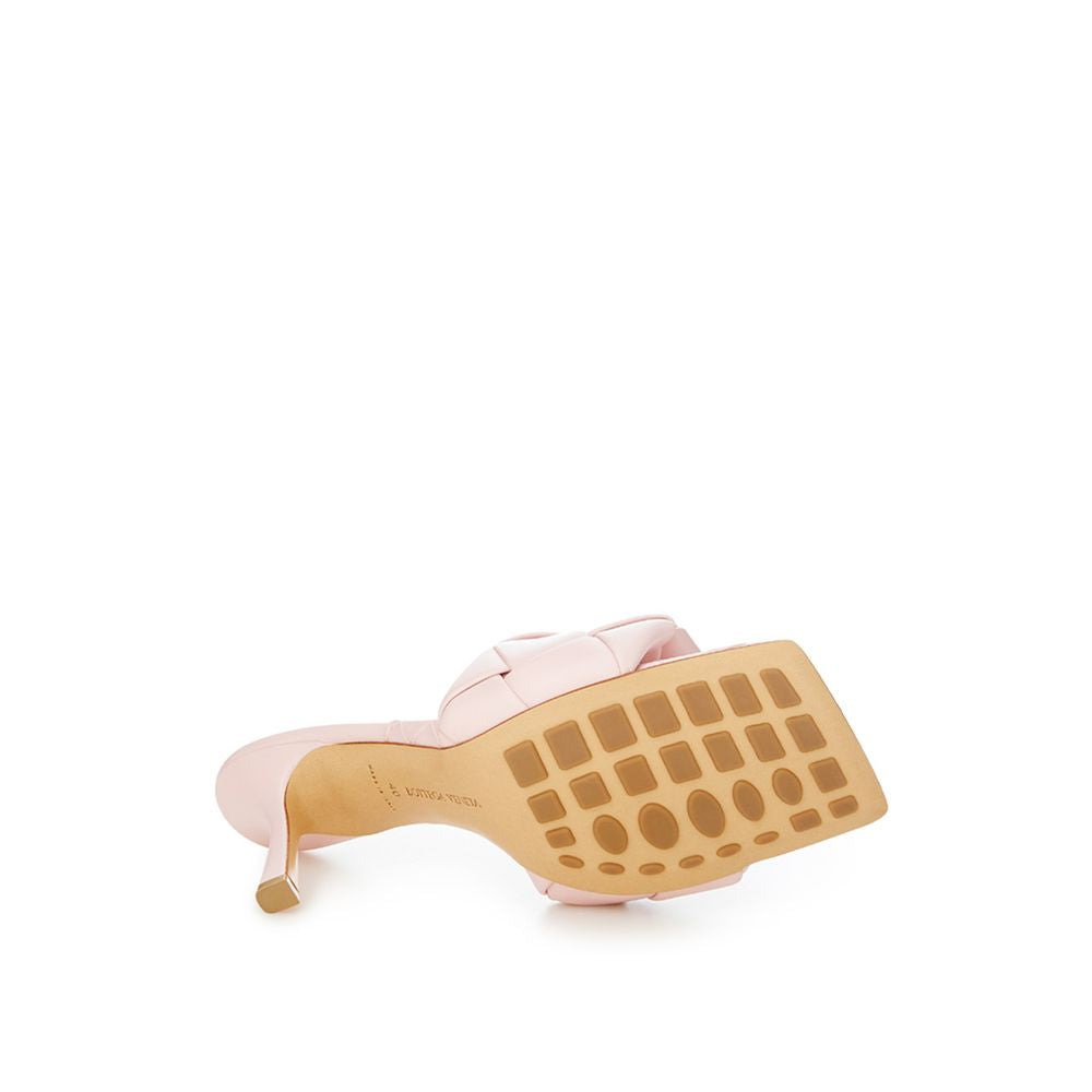 Bottega Veneta pink leather sandal