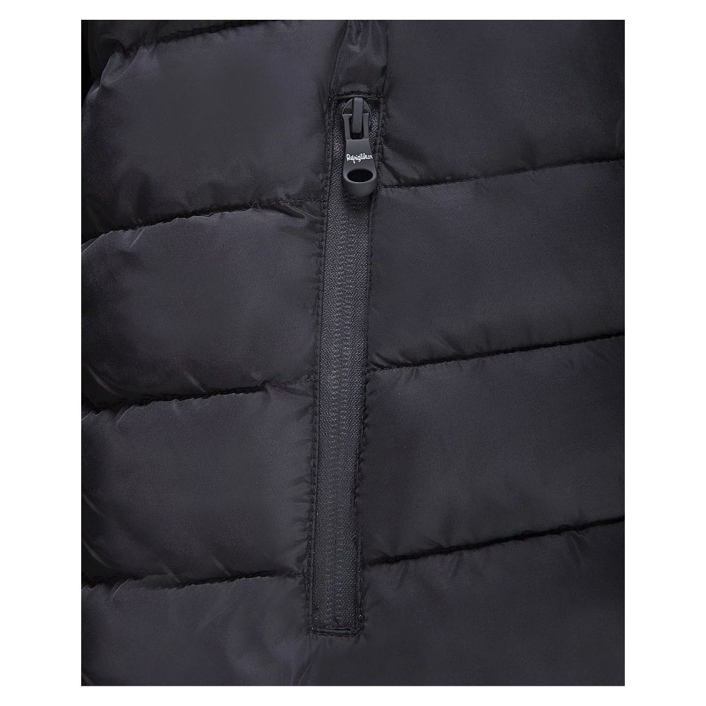 Refrigiwear Schwarze Nylon Herrenjacke