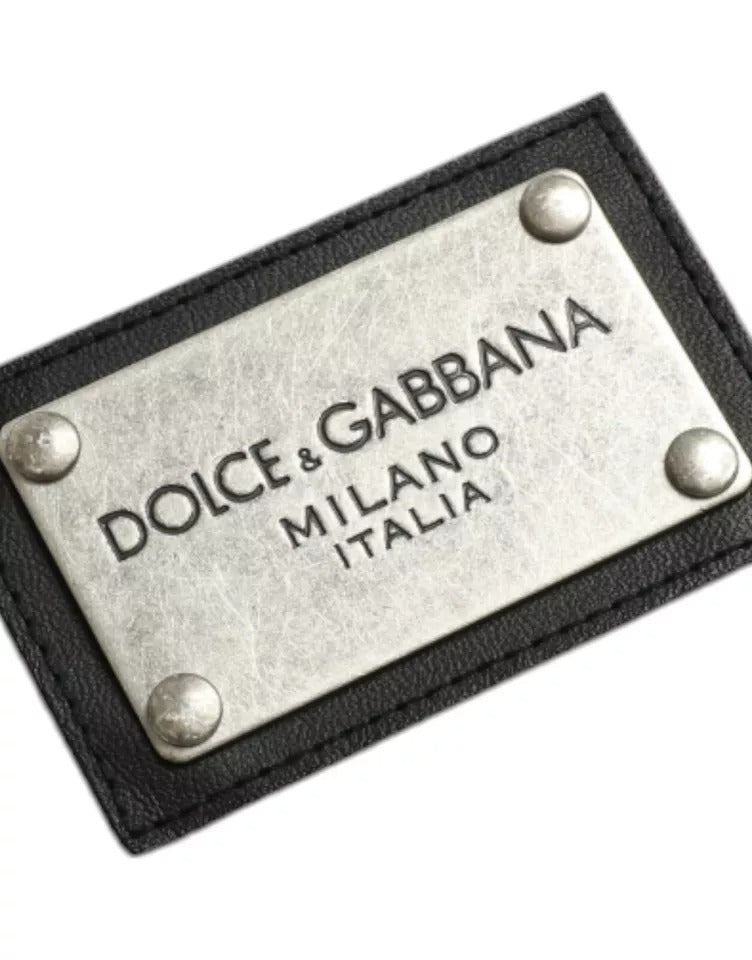 Dolce &amp; Gabbana White Cotton Logo Pullover Sweatshirt Sweater