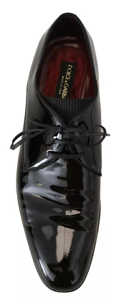 Dolce &amp; Gabbana Black patent leather derby shoes