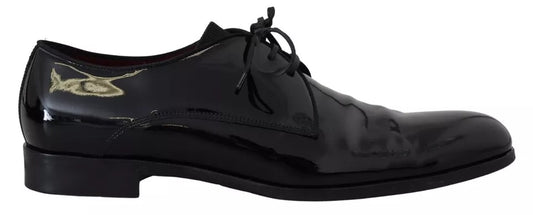 Dolce &amp; Gabbana Black patent leather derby shoes