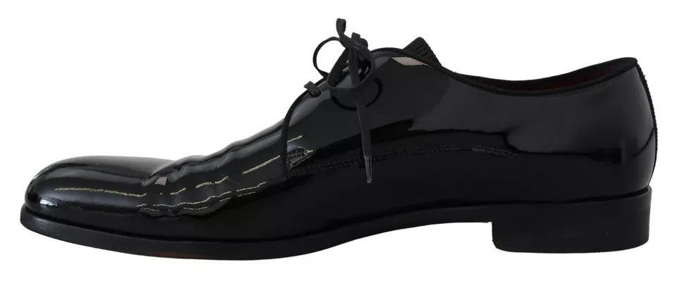 Dolce &amp; Gabbana Black patent leather derby shoes