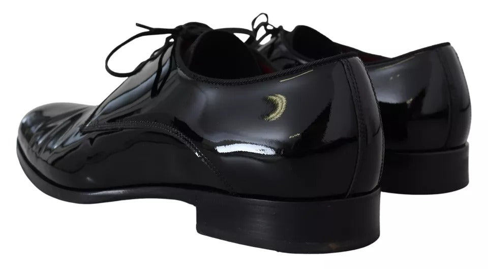 Dolce &amp; Gabbana Black patent leather derby shoes